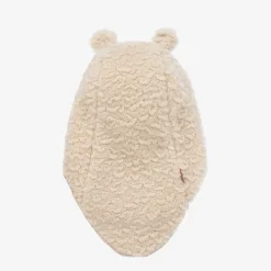 Molo Ivory Faux Fur Teddy Bear Balaclava WhiteNoise Hot