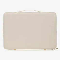 Bonpoint Ivory Faux Leather Suitcase (42cm) Sale
