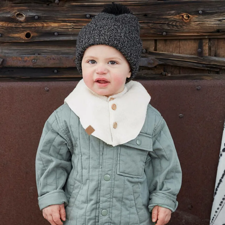 Elodie Ivory Faux Shearling Collar Best