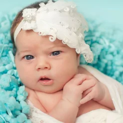 Cute Cute Ivory Feather Headband Hot