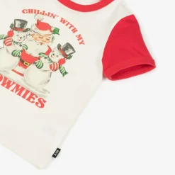Rock Your Baby Ivory Festive Cotton T-Shirt Online