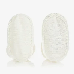 Mayoral Ivory Knitted Booties Online