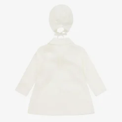 Artesanía Granlei Ivory Knitted Coat & Hat Set Best