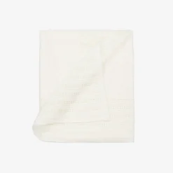 Artesanía Granlei Ivory Knitted Shawl (116cm) New