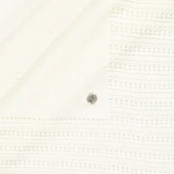 Artesanía Granlei Ivory Knitted Shawl (116cm) New