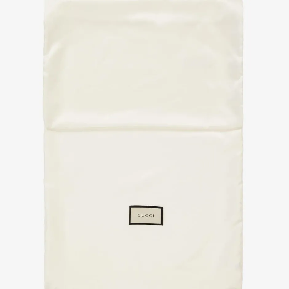 Gucci Ivory Leather Rhyton Trainers Clearance