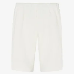 Bonpoint Ivory Linen Trousers Sale