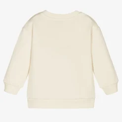 Gucci Ivory Logo Baby Sweatshirt Discount