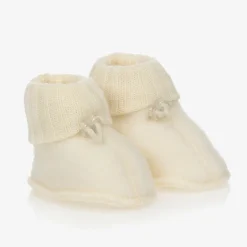 Joha Ivory Merino Wool Booties Online