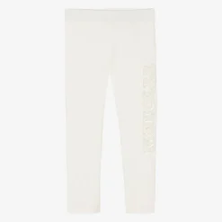 Moncler Enfant Ivory Milano Jersey Leggings Sale