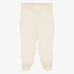 NaturaPura Ivory Organic Cotton Bunny Baby Trousers Sale