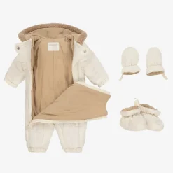 Mayoral Ivory Padded Baby Snowsuit Online