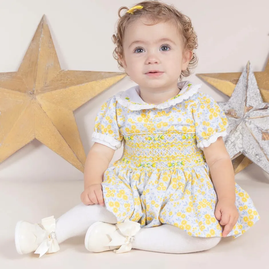 Early Days Ivory Patent Bar Shoes Outlet