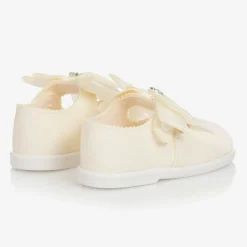 Early Days Ivory Patent Bar Shoes Outlet