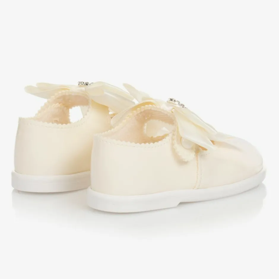 Early Days Ivory Patent Bar Shoes Outlet