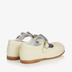 Childrens Classics Ivory Patent Leather Shoes Clearance