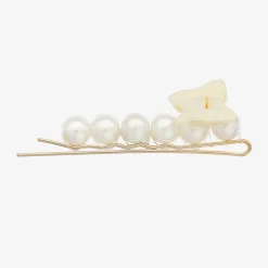 Milledeux Ivory Pearl Hair Clip (5cm)