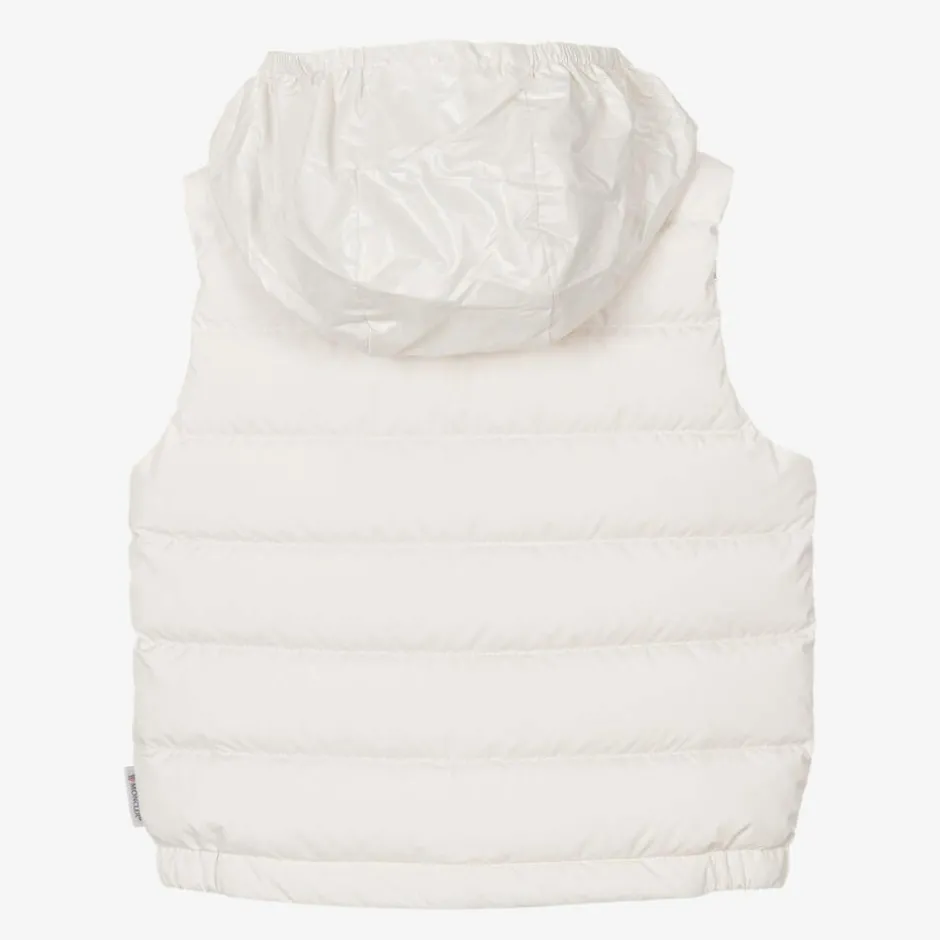 Moncler Enfant Ivory Rafael Down Gilet Hot