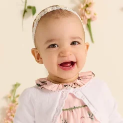 Cute Cute Ivory Rose & Pearl Headband Sale