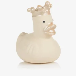 Bam Bam Ivory Rubber Duck Bath Toy (7cm)