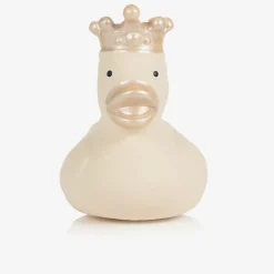 Bam Bam Ivory Rubber Duck Bath Toy (7cm)