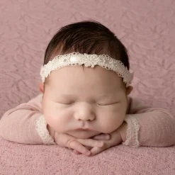 Cute Cute Ivory Satin & Lace Headband Best