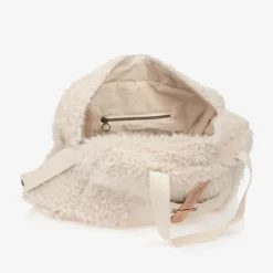 1 + in the family Ivory Sherpa Fleece Changing Bag (48cm) Sale