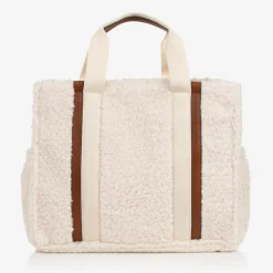 Chloé Ivory Sherpa Fleece Changing Bag (41cm) New