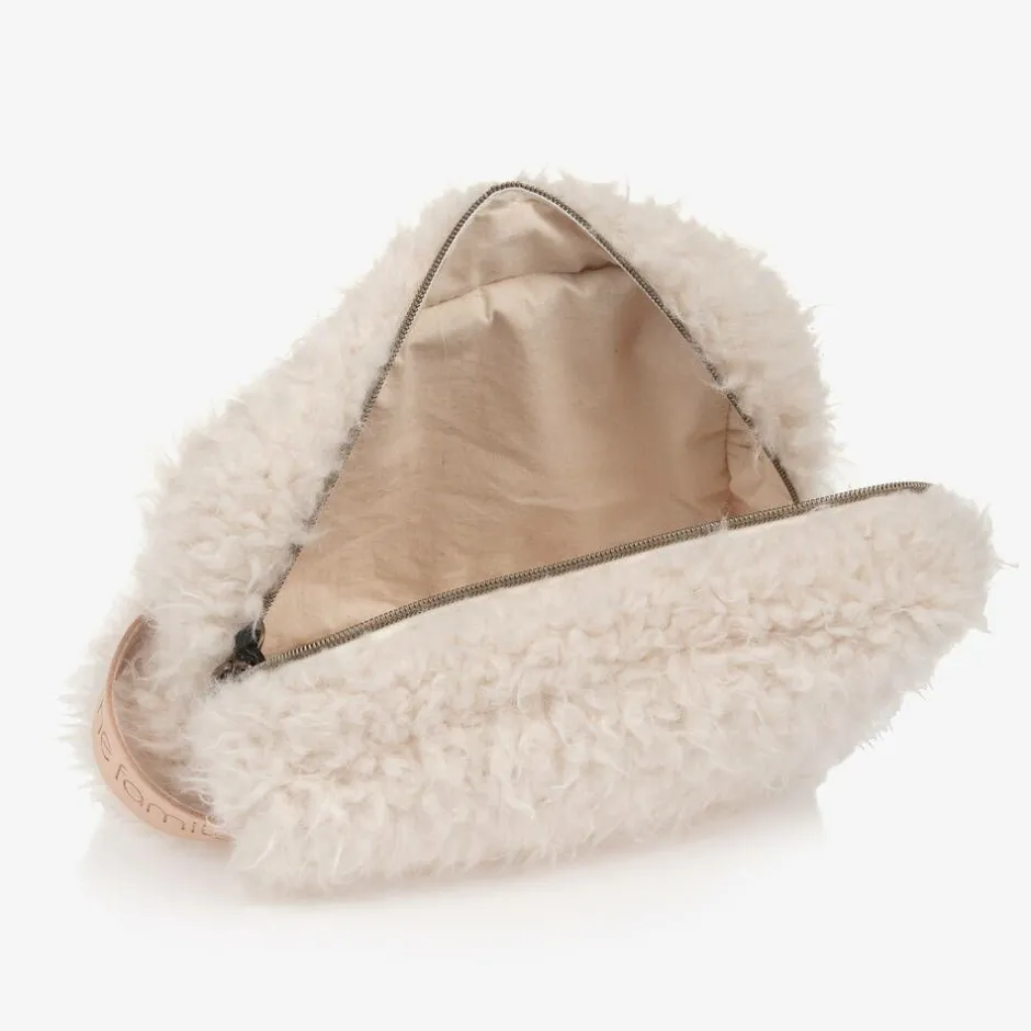 1 + in the family Ivory Sherpa Fleece Pouch (32cm) Best