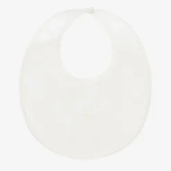 Sarah Louise Ivory Silk Embroidered Bib Discount