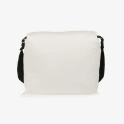 Moschino Baby Ivory Teddy Bear Logo Cotton Changing Bag (39cm)