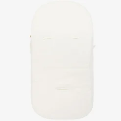 Moschino Baby Ivory Teddy Bear Logo Cotton Baby Nest (80cm) Discount