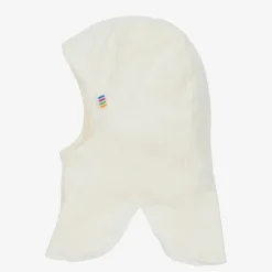 Joha Ivory Thermal Wool Balaclava New