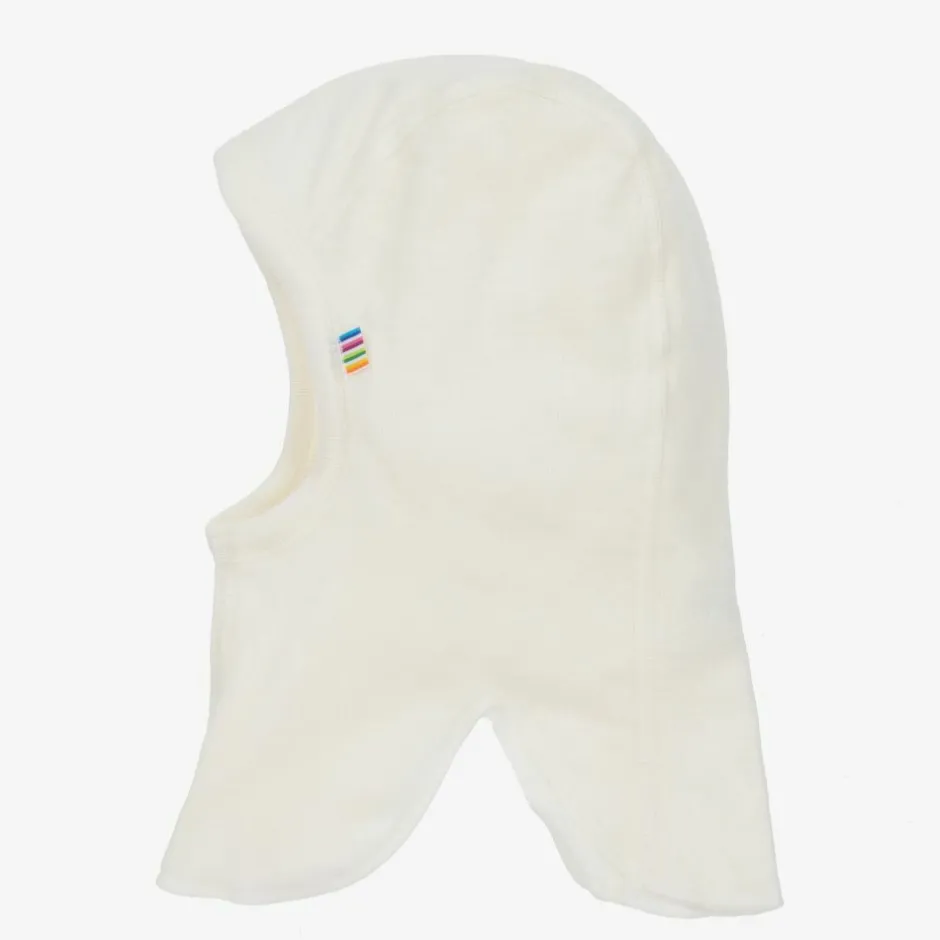 Joha Ivory Thermal Wool Balaclava New