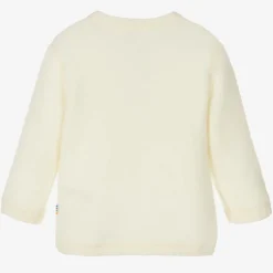 Joha Ivory Thermal Wool Cardigan