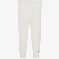 Joha Ivory Thermal Wool Leggings New