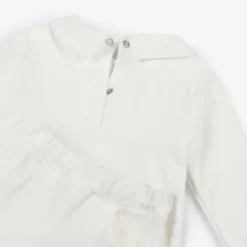 Sofija Ivory Velour Baby Trouser Set Discount