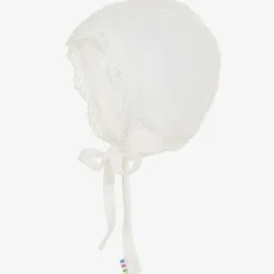 Joha Ivory Wool & Silk Bonnet New