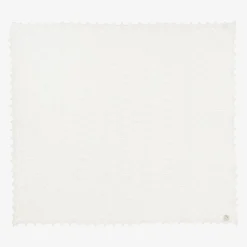 G.H.Hurt amp; Son Ivory Wool Baby Shawl (130cm)
