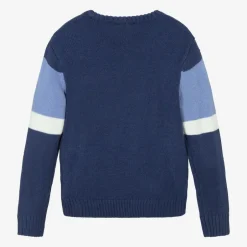Guess Junior Boys Blue Knitted Jumper Online