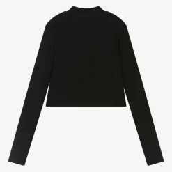 Guess Junior Girls Black Cotton Top Hot