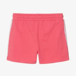 Guess Junior Girls Pink Cotton Jersey Shorts Hot