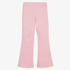 Versace Junior Girls Pink Cotton Flared Joggers Best
