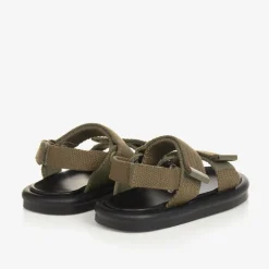 Age of Innocence Khaki Canvas Velcro Sandals Best