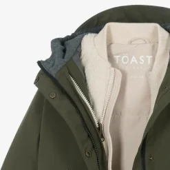 Töastie Khaki Green 2-in-1 Waterproof Raincoat Discount