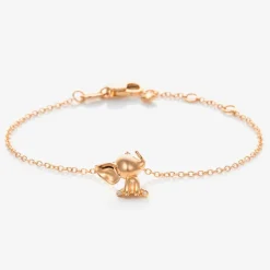 NOA Mini 18kt Rose Gold Diamond Elephant Bracelet Hot