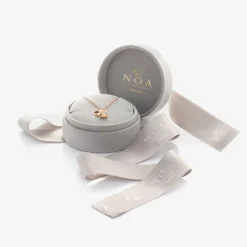 NOA Mini 18kt Rose Gold Diamond Elephant Necklace (38cm) Best