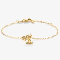 NOA Mini 18kt Yellow Gold Diamond Elephant Bracelet Discount
