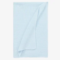 Mebi Light Blue Knitted Baby Blanket (87cm) Hot