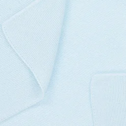 Mebi Light Blue Knitted Baby Blanket (87cm) Hot